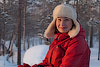 Лена в лучах рассветного солнца